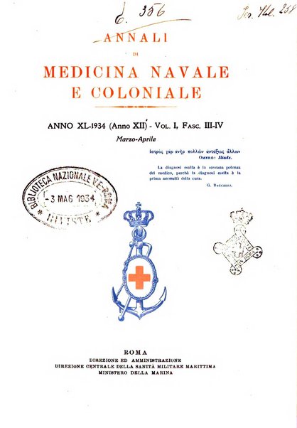 Annali di medicina navale e coloniale