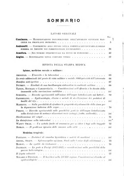 Annali di medicina navale e coloniale