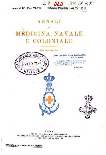 Annali di medicina navale e coloniale