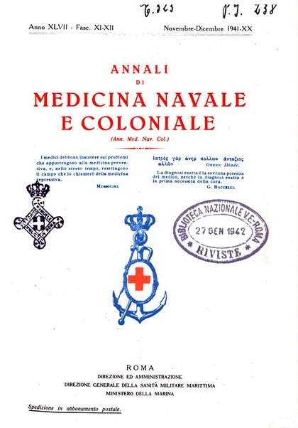 Annali di medicina navale e coloniale