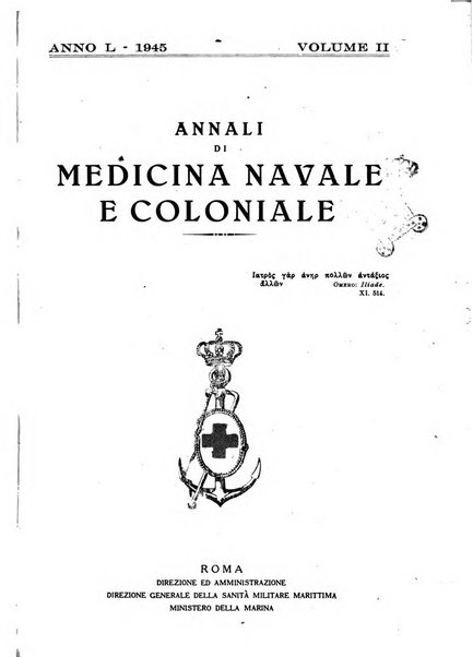 Annali di medicina navale e coloniale