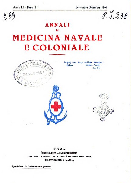 Annali di medicina navale e coloniale