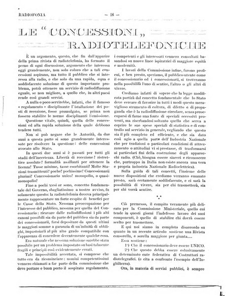 Radiofonia rivista quindicinale di radioelettricità