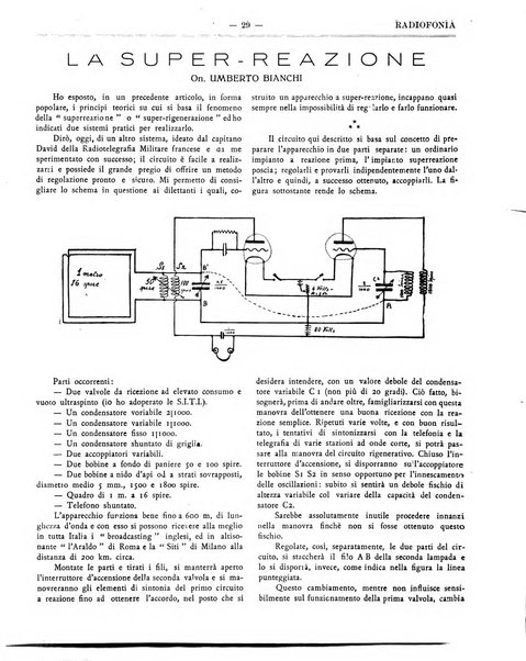 Radiofonia rivista quindicinale di radioelettricità