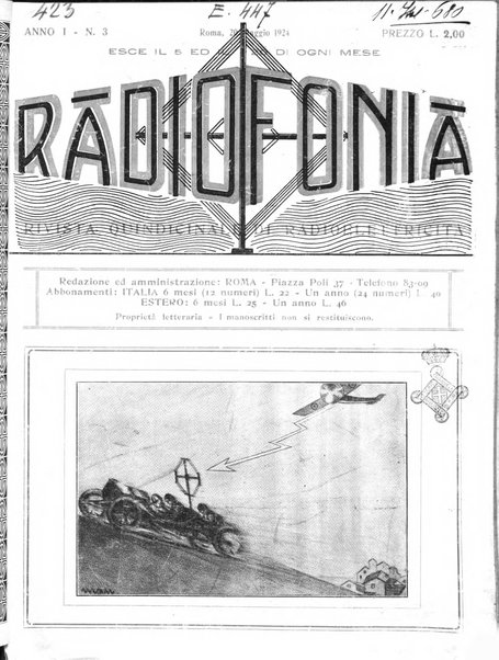 Radiofonia rivista quindicinale di radioelettricità