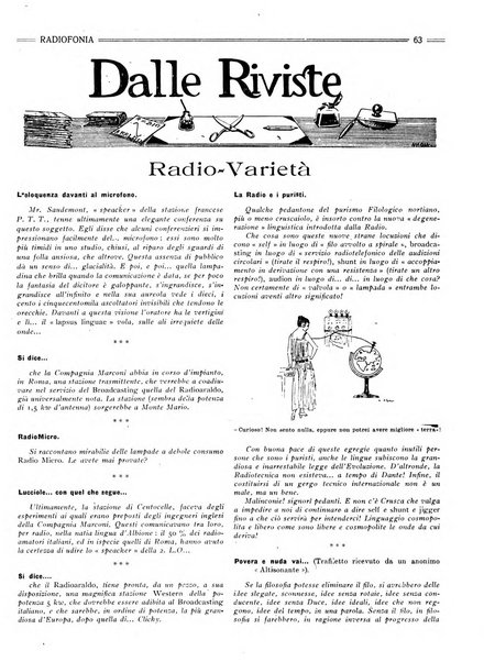 Radiofonia rivista quindicinale di radioelettricità