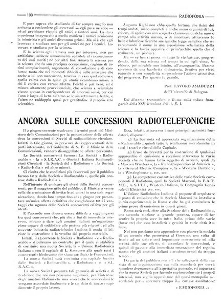 Radiofonia rivista quindicinale di radioelettricità