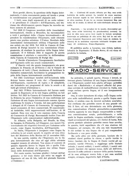 Radiofonia rivista quindicinale di radioelettricità