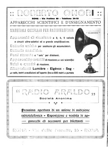 Radiofonia rivista quindicinale di radioelettricità