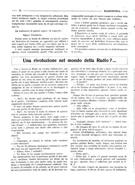 Radiofonia rivista quindicinale di radioelettricità