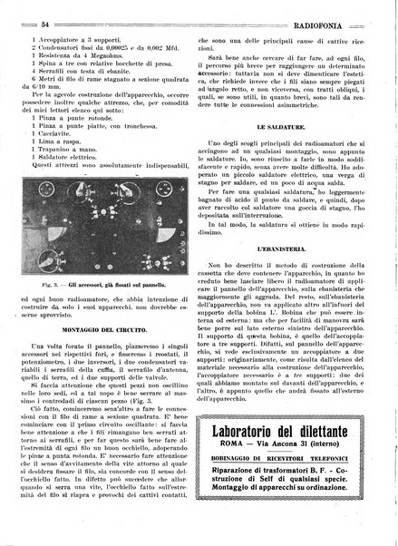 Radiofonia rivista quindicinale di radioelettricità