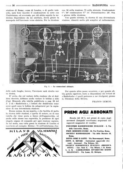 Radiofonia rivista quindicinale di radioelettricità