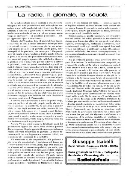 Radiofonia rivista quindicinale di radioelettricità