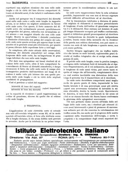 Radiofonia rivista quindicinale di radioelettricità