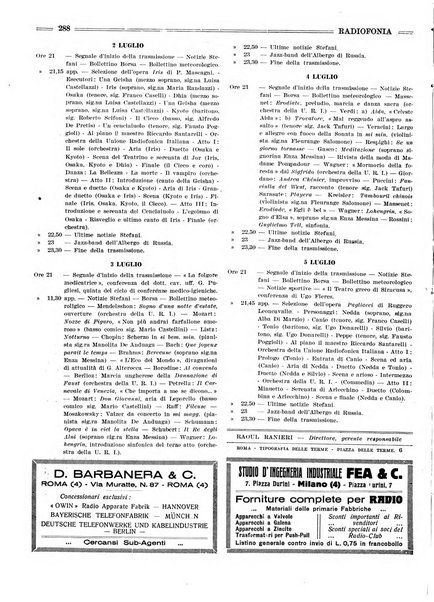 Radiofonia rivista quindicinale di radioelettricità