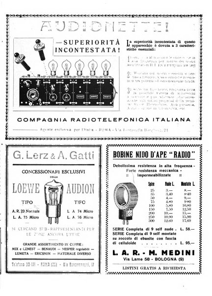 Radiofonia rivista quindicinale di radioelettricità