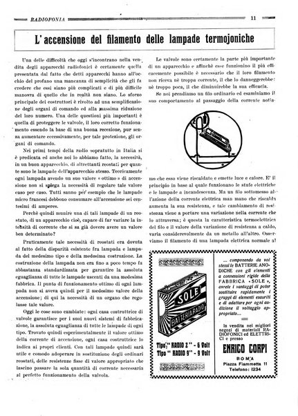 Radiofonia rivista quindicinale di radioelettricità