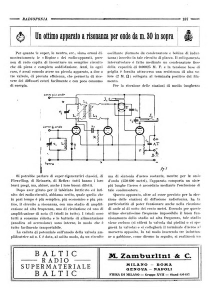 Radiofonia rivista quindicinale di radioelettricità