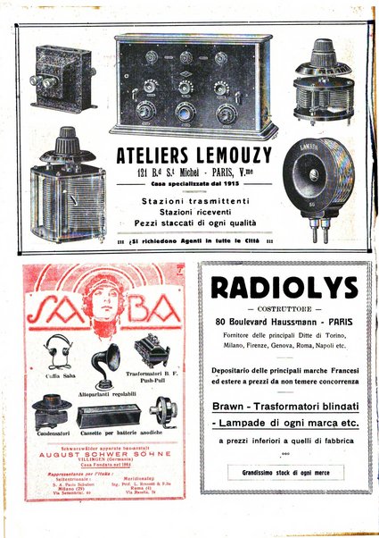 Radiofonia rivista quindicinale di radioelettricità