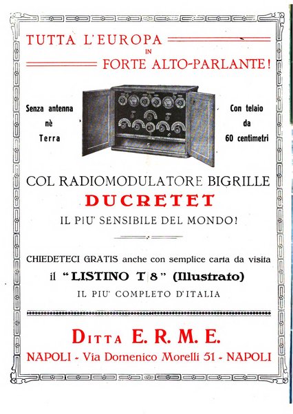 Radiofonia rivista quindicinale di radioelettricità