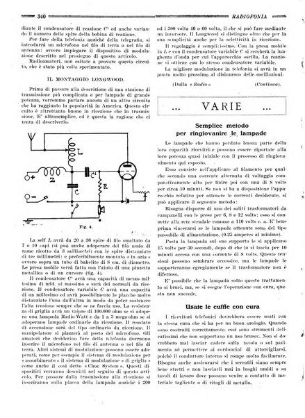 Radiofonia rivista quindicinale di radioelettricità