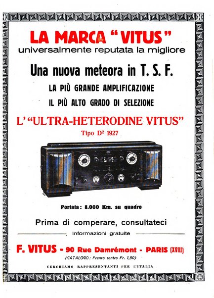 Radiofonia rivista quindicinale di radioelettricità