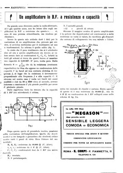 Radiofonia rivista quindicinale di radioelettricità