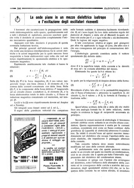 Radiofonia rivista quindicinale di radioelettricità