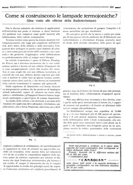 Radiofonia rivista quindicinale di radioelettricità