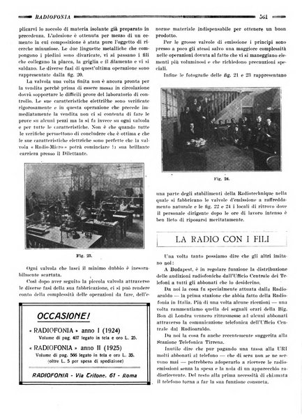 Radiofonia rivista quindicinale di radioelettricità