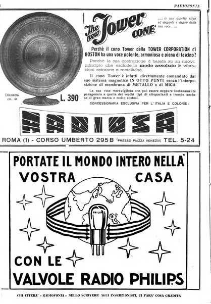 Radiofonia rivista quindicinale di radioelettricità