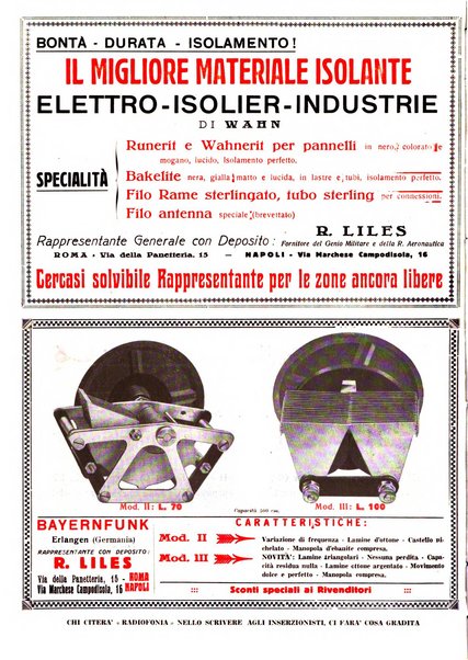 Radiofonia rivista quindicinale di radioelettricità