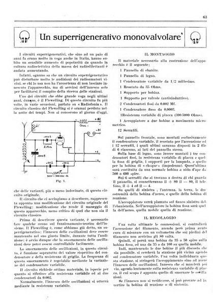 Radiofonia rivista quindicinale di radioelettricità