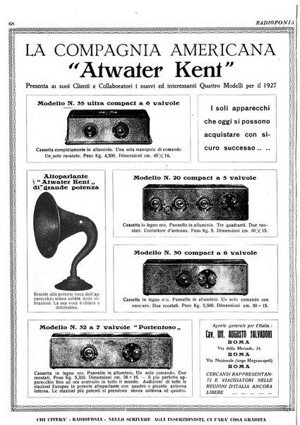 Radiofonia rivista quindicinale di radioelettricità