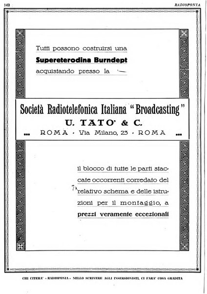 Radiofonia rivista quindicinale di radioelettricità