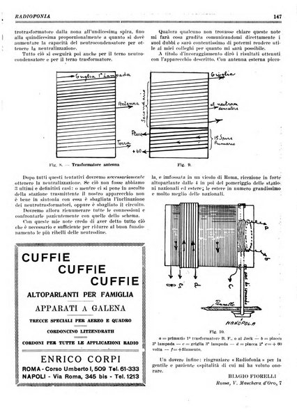 Radiofonia rivista quindicinale di radioelettricità