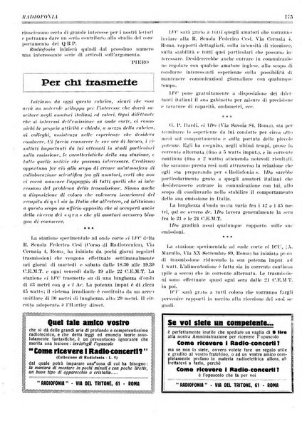 Radiofonia rivista quindicinale di radioelettricità