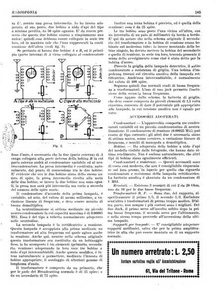 Radiofonia rivista quindicinale di radioelettricità