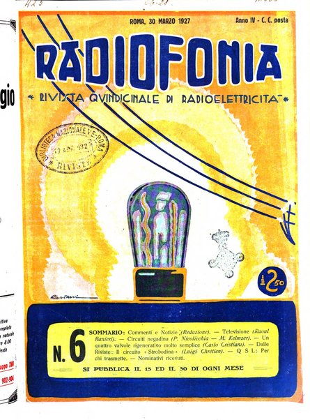 Radiofonia rivista quindicinale di radioelettricità