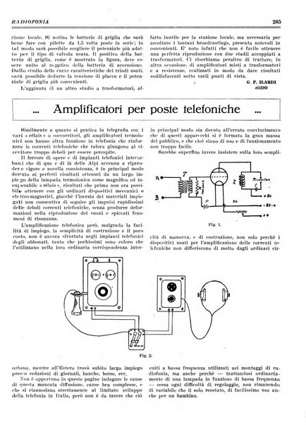 Radiofonia rivista quindicinale di radioelettricità