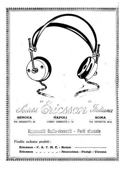 Radiofonia rivista quindicinale di radioelettricità