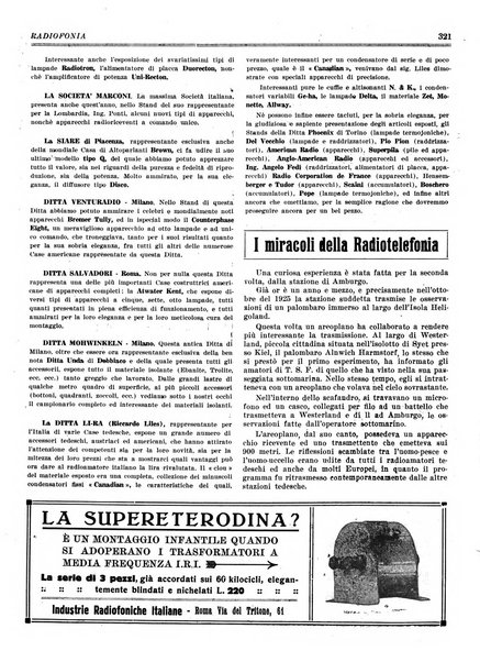 Radiofonia rivista quindicinale di radioelettricità