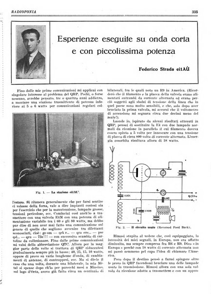 Radiofonia rivista quindicinale di radioelettricità