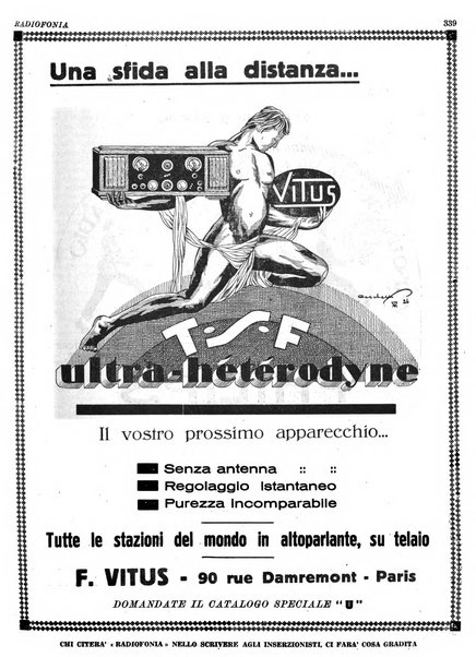 Radiofonia rivista quindicinale di radioelettricità