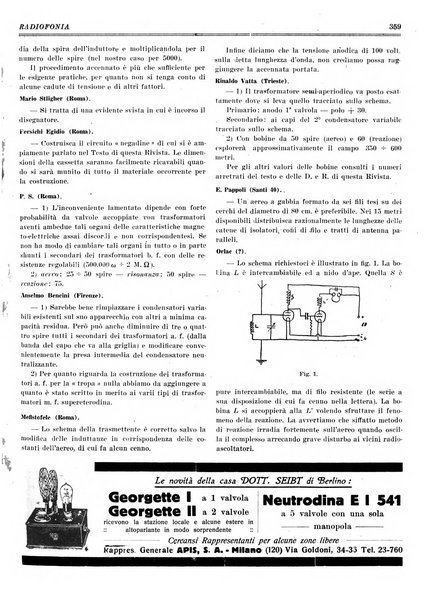 Radiofonia rivista quindicinale di radioelettricità