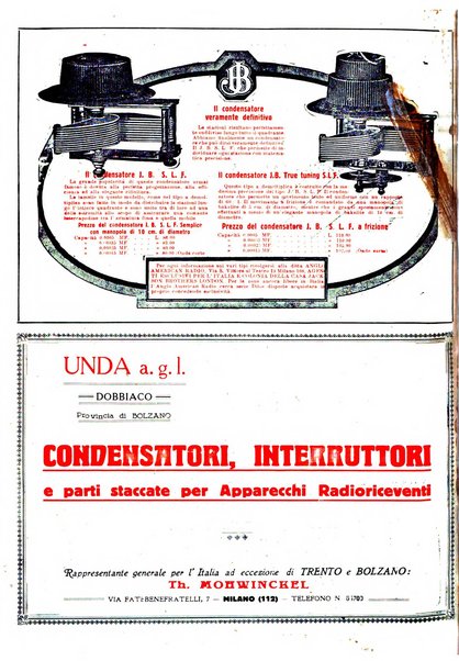 Radiofonia rivista quindicinale di radioelettricità