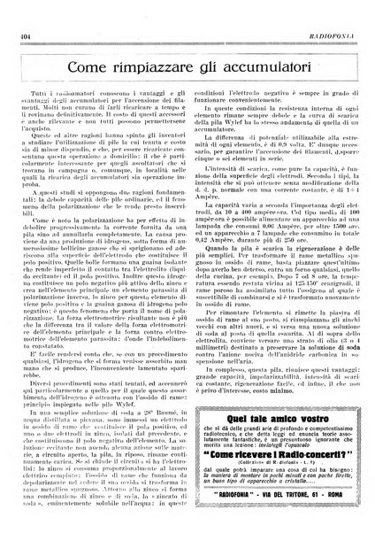 Radiofonia rivista quindicinale di radioelettricità