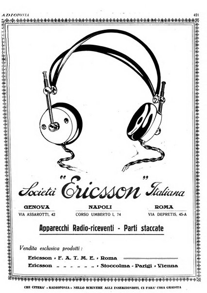 Radiofonia rivista quindicinale di radioelettricità