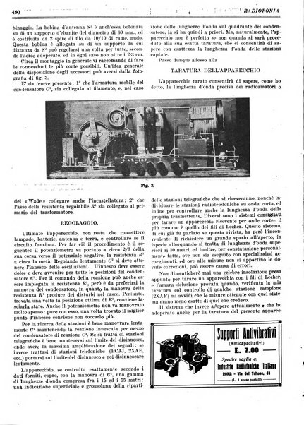 Radiofonia rivista quindicinale di radioelettricità