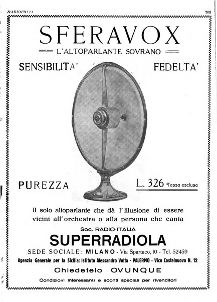 Radiofonia rivista quindicinale di radioelettricità